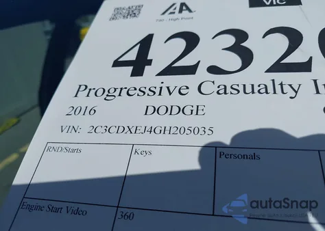 2016 Dodge Charger Srt 392 z USA, uszkodzony, nr VIN 2C3CDXEJ4GH205035